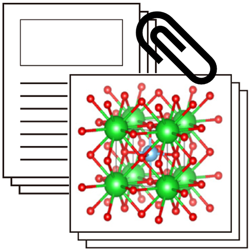 Bridging text and crystal structures